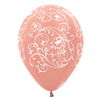 Ballon Filigree Metallic Rose Gold (1st)